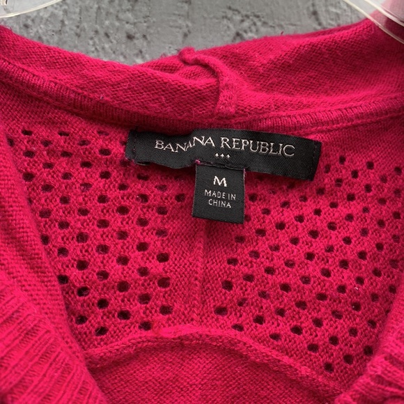 Banana Republic Hooded Zip Up Pink Jacket - Picture 3 of 4